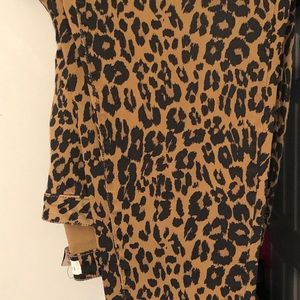 Leopard print pants